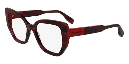 KARL LAGERFELD KL6174 609 STRIPED RED/RED Damenbrille von Karl Lagerfeld