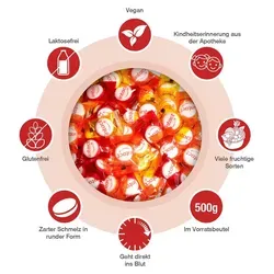 intact Traubenzucker Frucht-Mix 500g