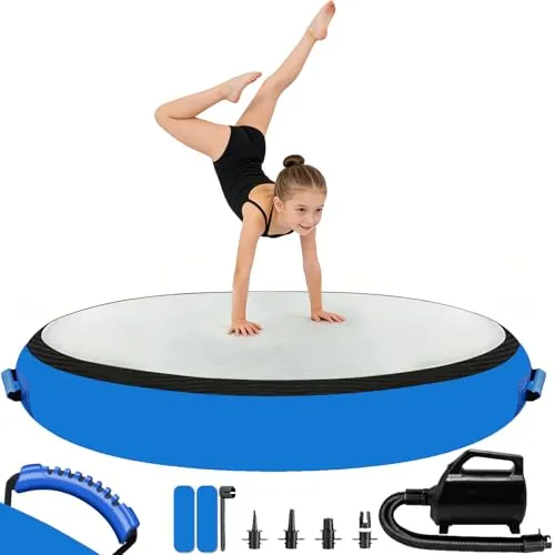 PPXIA AirBlock Aufblasbare Gymnastikmatte Turnblock Tumbling Block Trainings block Trainigsmatte Sportblock Gymnatikblock mit pumpe