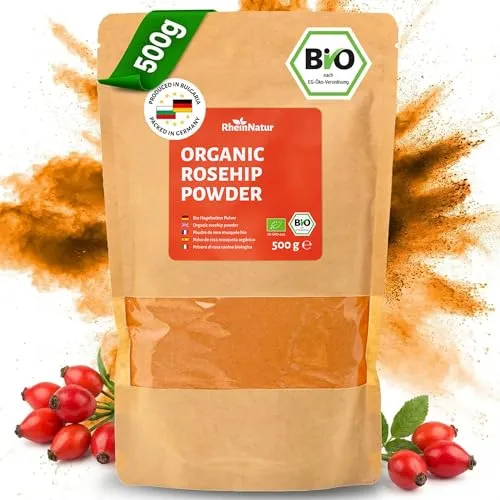 RheinNatur Bio Hagebutten-Pulver 500 g