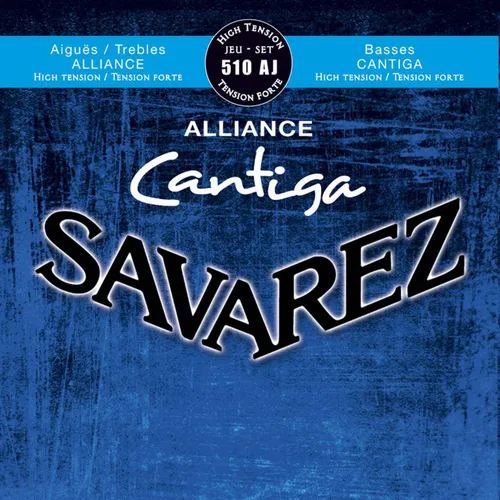 Produktbild Savarez Cantiga 510 AJ high tension Nylon Bässe versilbert