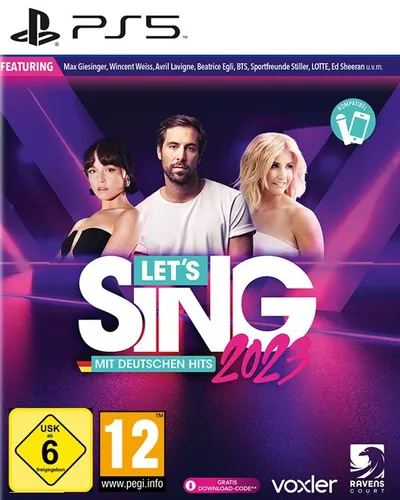 Let's Sing 2023 für PS5 - Musikspiel für PS5, verwandle dein Wohnzimmer in eine Karaoke-Bühne mit bis zu 8 Spielern und einer riesigen Songauswahl von aktuellen Hits bis Klassikern!