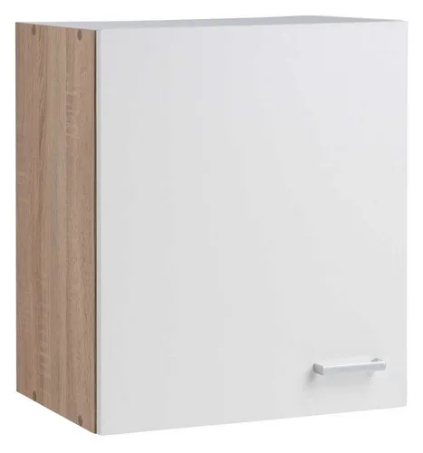 Küchenschrank Hängeschrank Oberschrank Eiche Sonoma - Moderner Küchenhängeschrank in Eiche Sonoma und Weiß, bietet viel Stauraum mit einer praktischen Tür - ideal für jede Küche!