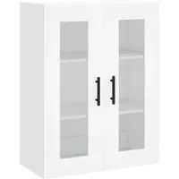 vidaXL Wandschrank Weiß 69,5x34x90 cm