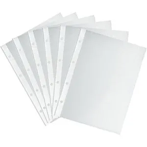 Hetzel Prospekthüllen 22445190, A3, genarbt, 0,08 mm, oben offen, 10 Stück