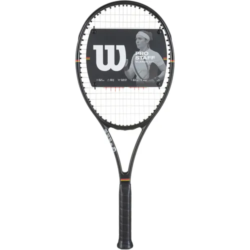 Wilson PRO STAFF 97UL CLASSIC Tennisschläger – Größe 3 in Schwarz - Hochwertiger Tennisschläger für präzises Spiel; mit klassischem Graphitrahmen für Stabilität und optimierter Flexibilität; ideal für ambitionierte Spieler, die Kontrolle schätzen.