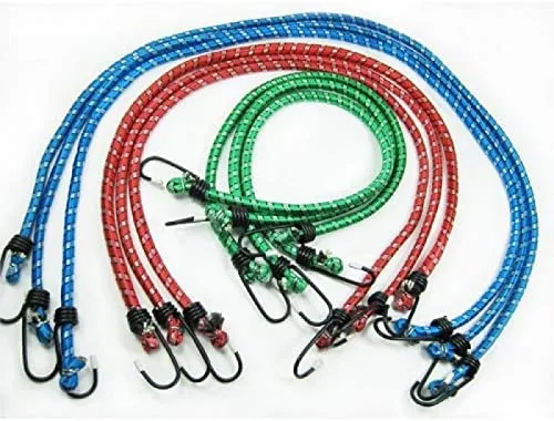 Gepäckspanner mit Haken Spanngurt Fahrrad Spanngurte Gepäckspinne Gepäckträger 3 x 300cm