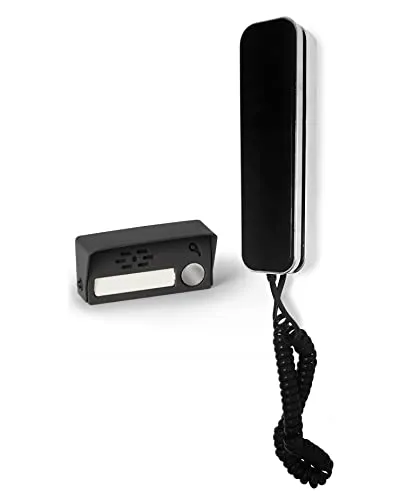 SCS Sentinel - PAF0004-2-Draht Audio Türsprechanlage für Gebäude und Häuser - 1 Türsprechanlage mit Magnet, 1 Türstation und 1 Netzteil - AudioBell Magnet