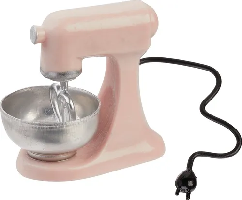 Miniatur Küchenmaschine - Dekorative Bastelfigur, ideal für Miniaturlandschaften und perfekt zum Wichteln zur Vorweihnachtszeit
