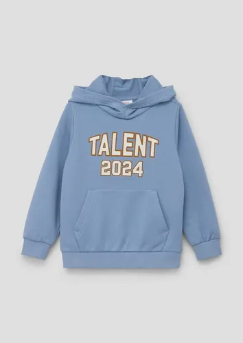 s.Oliver Sweatshirt Sweatshirt Kapuzensweatshirt mit Frontprint