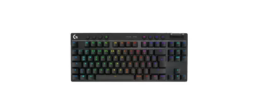 Logitech G PRO X TKL LIGHTSPEED Gaming-Tastatur - Kabellose Gaming-Tastatur im ultramobilen Design, ideal für Profis. Mit LIGHTSYNC RGB-Beleuchtung und taktilen GX Brown Switches für präzises Spielvergnügen.
