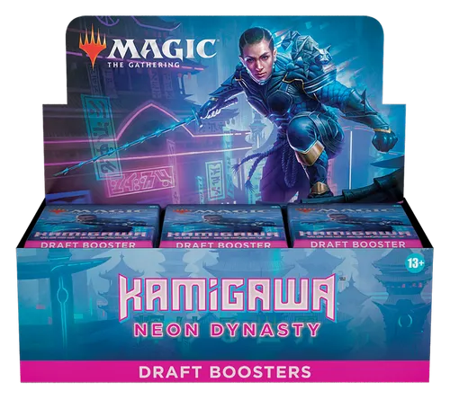 Kamigawa Neon Dynasty Draft Booster Display - Magic the Gathering - TCG OVP Displays mit 36 Booster Packungen für spannende Magic: the Gathering Spiele, ideal für Sammler und Spieler ab 13 Jahren.