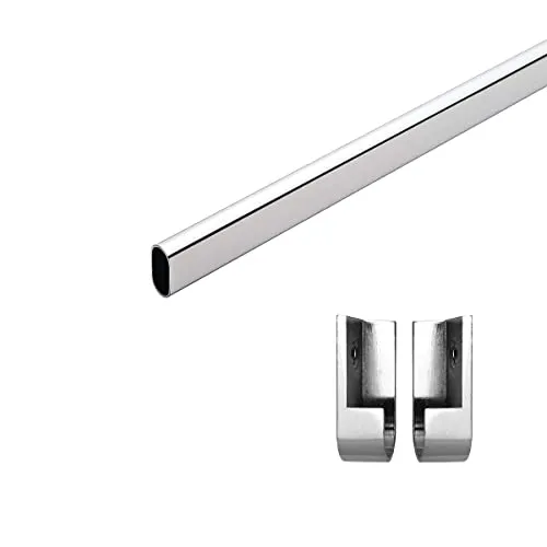 HOOZ Kleiderstange aus Chrom in silber von Euro Tische