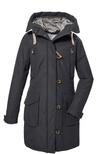 G.I.G.A. DX by killtec Parka GW 44 WMN PRK - Funktionsjacke, wasserabweisend und winddicht mit verstellbarer Kapuze und warmem Fleece-Futter für optimalen Komfort bei jedem Wetter.