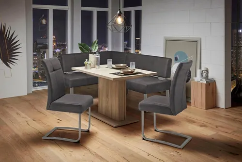 Home affaire Eckbank Rab - Vielseitige Sitzgelegenheit in 2 Breiten - Eckbänke aus FSC®-zertifiziertem Massivholz, ideal für gesellige Stunden im Wohn- und Essbereich. Bequem gepolstert und in verschiedenen Qualitäten erhältlich.