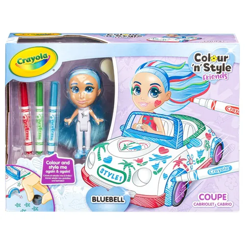 Crayola Farbe Und Stil Farbe Coupe Spaß Kreativ Aktivitätsset Für Alter 3+ Neu