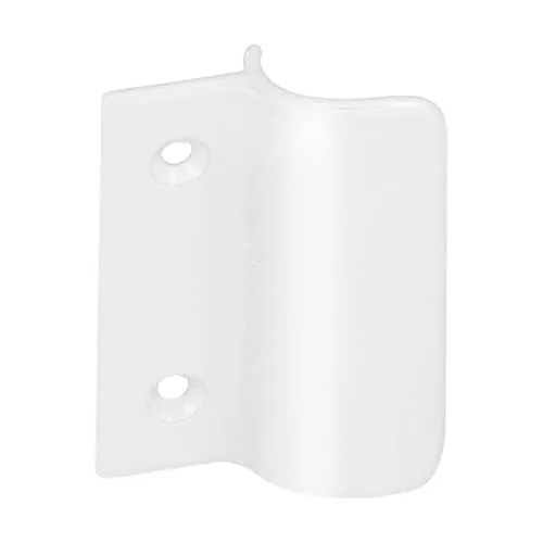 Aluminium Balkontürgriff/Terrassentürgriff mit Anschlag - weiß RAL 9016