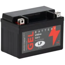 Landport GTX9-4 (YTX9-BS GEL) Motorradbatterie - Gel-Batterie für Motorroller, Quad/ATV und Straßenmotorräder, rüttelfest und mit 8 Ah Kapazität für zuverlässige Leistung.