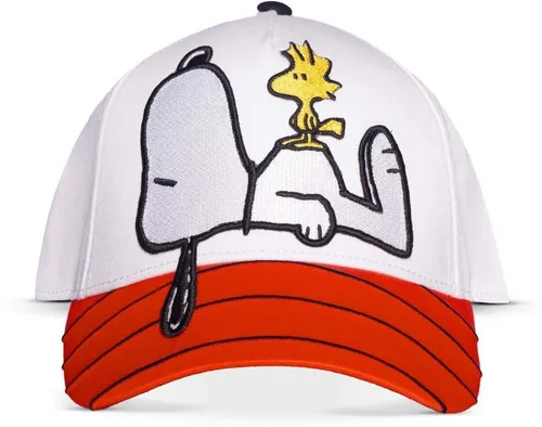 Peanuts Baseball Cap mit Snoopy und Woodstock - Hochwertige Baseball Cap mit iconic Snoopy und Woodstock Design. Offiziell lizenziertes Merchandise, ideal für Fans, mit verstellbarem Riemen für optimalen Tragekomfort.