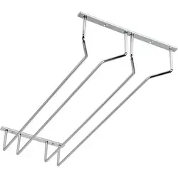 So-tech - Gläserhalter Für 2 Glasreihen 235 X 500 X 70 Mm Chrom Poliert Halter Für Weingläser Sektgläser Biergläser Weinglashalter Von Sotech