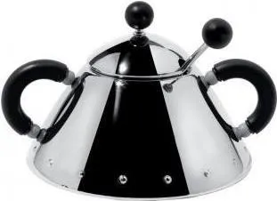 Alessi Zuckerdose 9097 B in silber von Alessi