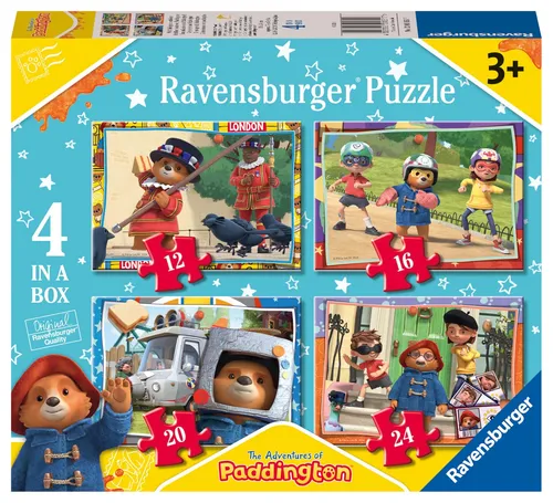 in 1 Puzzle Box   Paddington Bär   Ravensburger   Kinder Puzzle 4