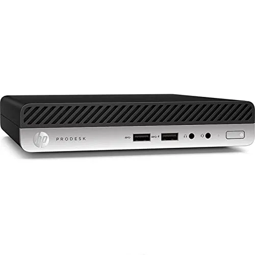 HP Mini-PC Desktop-Computer ProDesk 400 G4, Prozessor Core i5-8400T, RAM 16 GB, SSD 512 GB, Win 11 Pro (Generalüberholt)