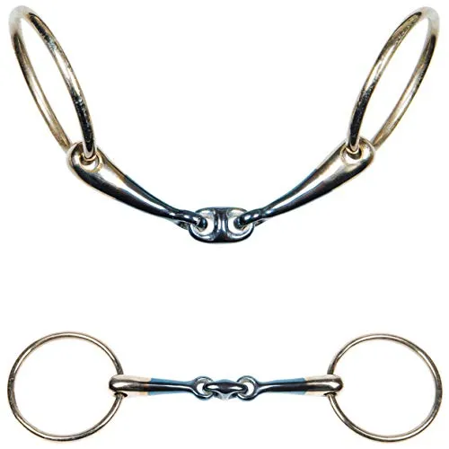 Harry´s Horse Wassertrense Anatomisch doppelt gebrochen Sweet Iron 14mm - Wassertrense für optimalen Komfort, anatomisch gestaltet und doppelt gebrochen für sanfte Kommunikation mit dem Pferd.