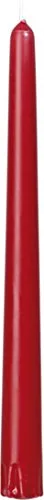 Duni Leuchterkerzen Bordeaux - 25 cm, 50 Stück, hochwertige Markenkerzen mit 70% Stearin für stimmungsvolle Anlässe