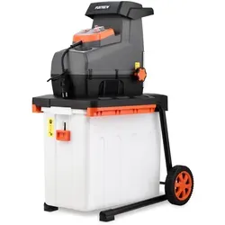 FUXTEC Elektro Gartenhäcksler FX-EGH2800B - 2800 W Leistung - Häcksler mit kraftvollem 2800-Watt-Motor und geräuscharmem Walzenschneidsystem. Ideal für effizientes Zerkleinern von Gartenabfällen bis 44 mm, perfekt für Kompostierung.