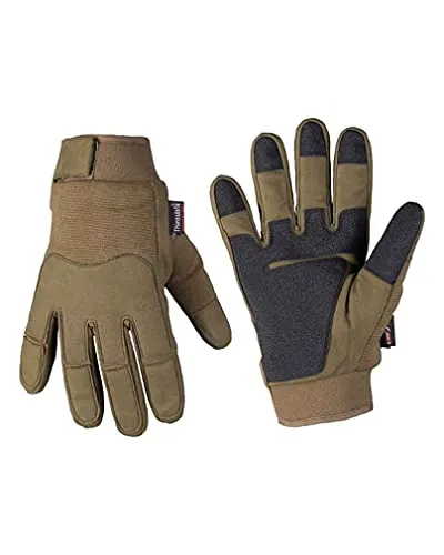 Army Gloves Winter oliv - Militär Handschuhe für Outdoor Aktivitäten - BGS & GSG 9 - Robuste, wetterfeste Handschuhe für optimalen Grip und Wärme bei kaltem Wetter.