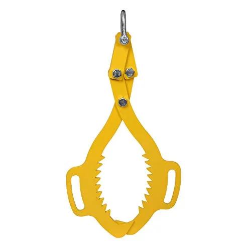 Wiltec Forstzange für Baumstämme bis 760 mm - Rasenmäherersatzteile & Rasenmäherzubehör, effizientes Holzrücken mit 1500 kg Zugkraft und hochwertigen, selbstspannenden Klemmdornen für sicheren Halt.