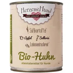 Herzenshund Bio Huhn mit Bio Gemüse 800g