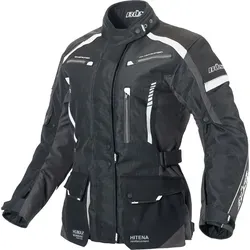 Büse Motorradjacke Torino II Damen - Wasserdichte Textiljacke mit herausnehmbarem Innenfutter und Rückenprotektor, ideal für sicheres Fahren bei jedem Wetter.