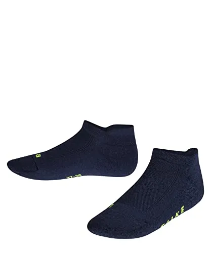 FALKE Unisex Kinder Sneakersocken Cool Kick Sneaker K Sn weich atmungsaktiv schnelltrocknend kurz einfarbig 1 Paar, Blau Marine 6120, 23-26