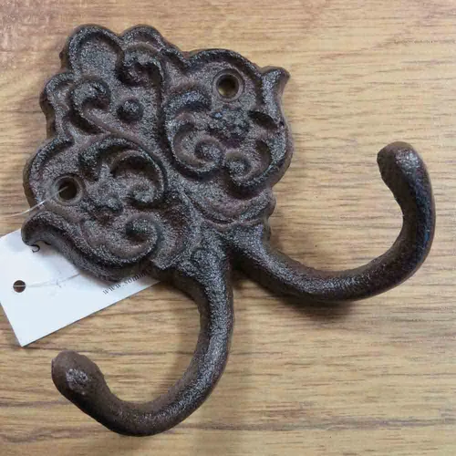 Garderobenhaken Gusseisen Kleiderhaken Wandhaken Landhaus Schlüsselhaken HK087-B