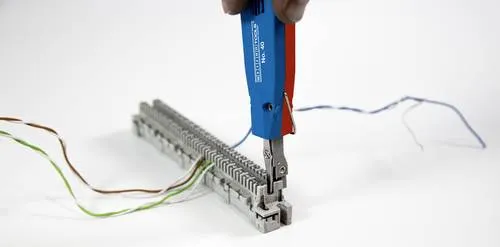 WEICON TOOLS LSA Sensor No. 40 | Anlegewerkzeug mit Sensor - Abisolierzangen - Effizientes Anlegewerkzeug mit integriertem Sensor, ideal für löt- und schraubfreies Arbeiten an LSA-Baureihen.