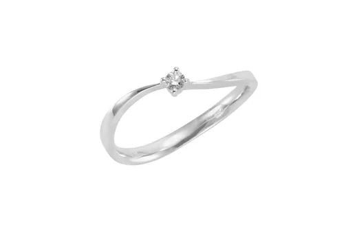 Orolino Ring Gold 585 mit Brillant 0,04ct. - Eleganter Damen-Ring aus 585 Gold mit funkelndem Brillant 0,04ct. - der perfekte Schmuck für besondere Anlässe.