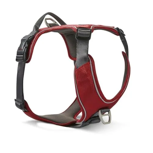 Wolters Active Pro Comfort Hundegeschirr rot - 50-57,5 cm, volles Kehlkopffreiheit und optimale Tragekomfort für Ihren Hund