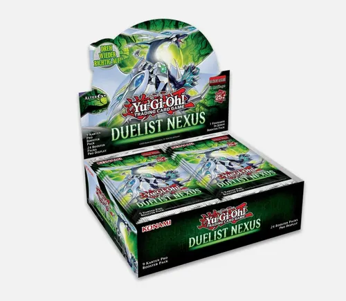 Yu-Gi-Oh! Duelist Nexus Display Sammelkartenspiel - TCG OVP Displays mit 1. Auflage Booster-Edition, ideal für Sammler und Spieler, um ihre Decks zu erweitern und neue Strategien zu entwickeln.