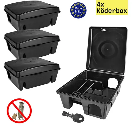 Petigi Lebendfalle 1-30x Köderstation für Mäuse und Ratten von Petigi