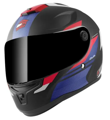 FC-Moto FF114B Zeron Helm in blau von FC-Moto