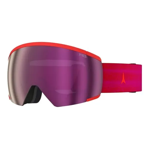 ATOMIC REDSTER M HD Skibrille I Mittelgroße Ski- & Snowboardbrille mit HD Scheibentechnologie für klare Sicht I Damen- & Herren-Ski-Brille mit Live Fit Rahmen für individuelle Passform