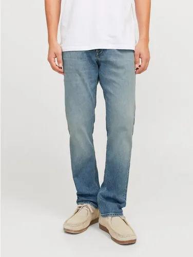 JACK & JONES JJICLARK JJORIGINAL Jeans - Regular Fit Jeans aus 60% Baumwolle und 20% recycelter Baumwolle, bequem und umweltfreundlich, ideal für den täglichen Gebrauch.