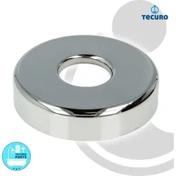 tecuro Schubrosette (1) Ø 32 mm x Ø 90 mm x Höhe 20 mm, Messing verchromt