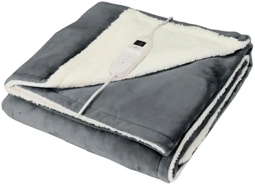 Wilson Gabor Wärmedecke: Heizdecke mit 9 Heizstufen und Ausschalt-Timer bis 9 Std., 180x130 cm (Heizdecke Wärmedecke, Webpelz, Winter)