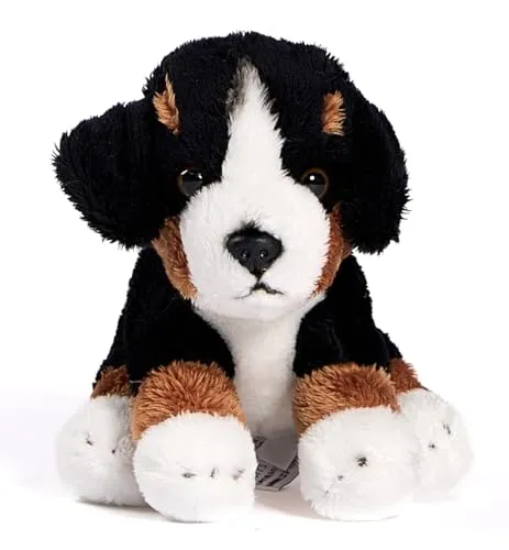 Uni-Toys - Berner Sennenhund Plushie - 13 cm (Höhe) - Plüsch-Hund - Plüschtier, Kuscheltier