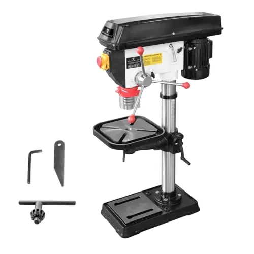 STAHLWERK Säulenbohrmaschine 550 W – Präzise Standbohrmaschine für Heimwerker - Bohrmaschinen: Mit 550 W und einem Bohrdurchmesser von 3-16 mm ist diese Maschine ideal für Metall- und Modellbau. Robuster Bohrtisch und stabiler Metallfuß sorgen für optimale Präzision und Stabilität.