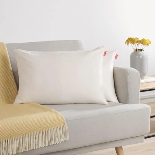 Blumtal 2er Set Kissenbezug 40x60 weiß in weiß von Blumtal