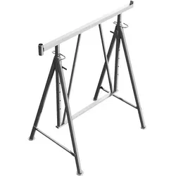 Schake Arbeitsbock Compakt S 1200 - 1,5 t Tragkraft - Stützböcke mit 1,5 t Tragkraft, verzinkter Faltgerüstbock, klappbar und höhenverstellbar für flexible Einsatzmöglichkeiten auf der Baustelle.